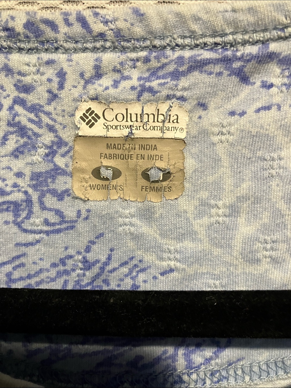 Columbia Light Blue & Periwinkle Coral-Print Tank - Picture 2 of 10